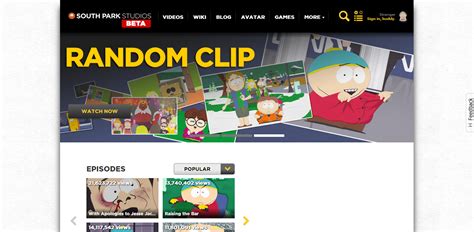 southparktotal|south park studios website.